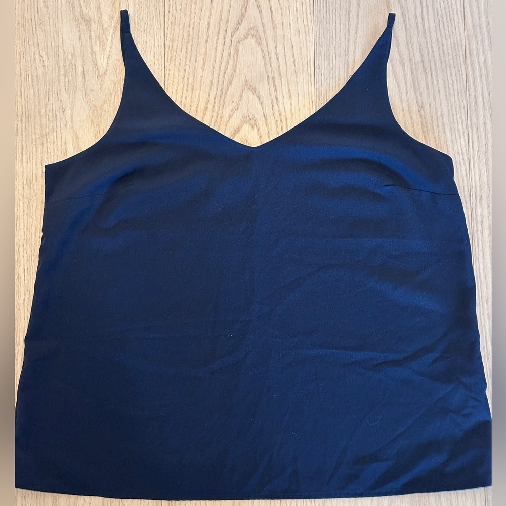 Banana Republic Camisole, US Large 10, Navy, Adjustable Straps